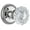 Bright Chrome, variant on Grandeur Newver_Prv_238 Antique Vintage Privacy Door Knob Set - Brass