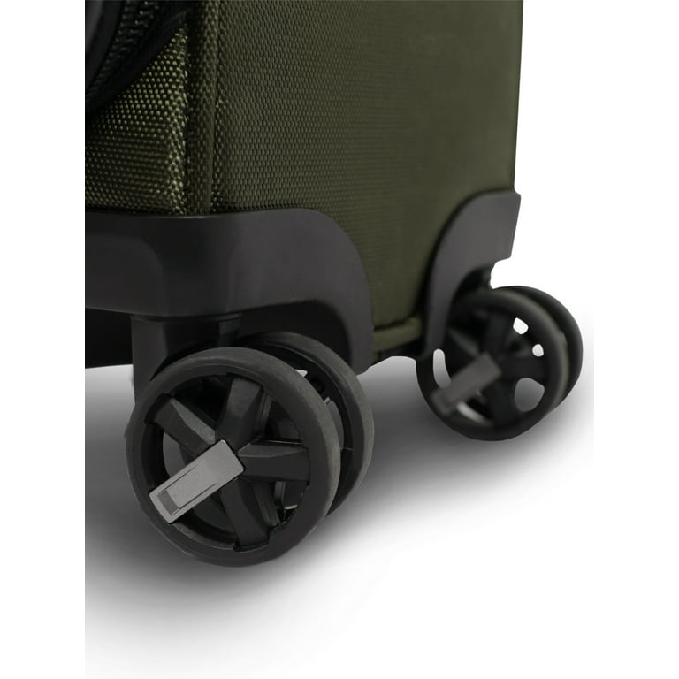 Swisstech Urban Trek 24 Check Soft Side Luggage, Olive (Walmart Exclusive)