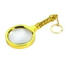 Handheld 7X Magnifying Glass Reading Illuminated Magnifier w Carved Handle