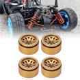 thumbnail image 4 of RC Brass Wheels, Brass Wheel Rims 4pcs Resistant To Rust  For 1/10 RC Crawler Car, 4 of 8