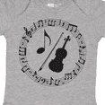 thumbnail image 4 of Inktastic Violin Gift for Student Violinist Boys or Girls Baby Bodysuit, 4 of 5