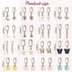 thumbnail image 2 of Pearl Gold Hoop Earrings For Women, 14k Plated Gold Hoop Earrings Lightweight, 2 of 5