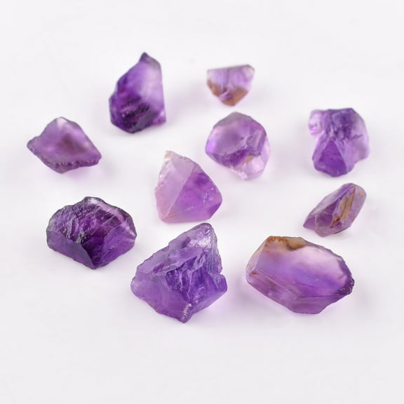 50 carats Natural Raw Amethyst Rough Rock Crystal Gemstone, Chakra Healing Energy Birthstone Crystal for Jewelry Making Supplies, Gift for her, DIY Crafts, Wholesale Bulk Crystals