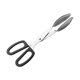 thumbnail image 4 of Pinzas para buffet, pinzas , pinzas de tijera para alimentos espesantes, pinzas de cocina, pinzas para ensalada para servir y cocinar pasteles Negro y plata, 4 of 8