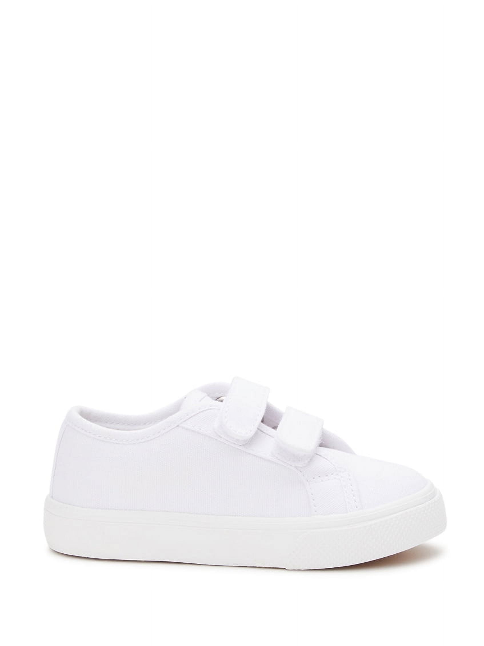 Wonder Nation Toddler Girls Canvas Skate Sneakers