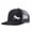 Black and gray, variant on Running Horse Color Block Trucker Hat Unisex Adjustable Cotton Breathable Fashion Cap for Travel Daily Wear