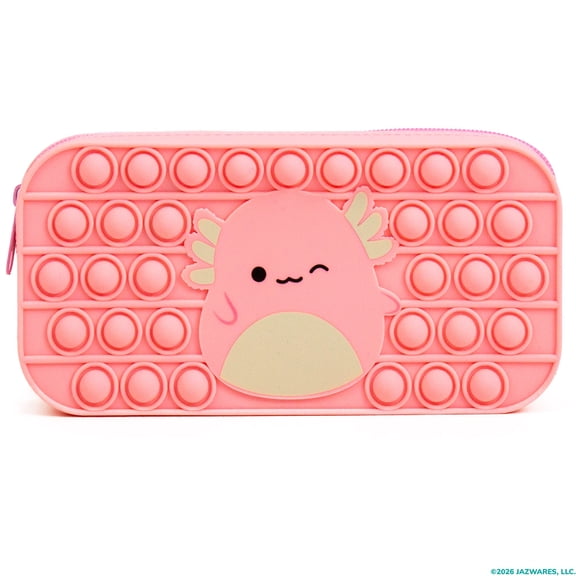 Original Squishmallows Archie the Axolotl Fidget Pouch and Pencil Case