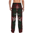 thumbnail image 3 of Balery Wonderful Time Christmas print Men's Pajama Pants,Ultra Lightweight Pjs,Lounge Pant-XX-Large, 3 of 9