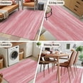 thumbnail image 5 of Rectangle Area Rugs 2.7 x 5 Ft, Pink Non-Slip Residential Carpet, Vintage Modern Abstract Art Ombre Indoor Crawling Mats Runner Rugs for Living Room/Dining Room/Bedroom, 5 of 8