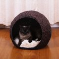 thumbnail image 3 of Maisonnette pour chat en jacinthe de mer tissée Cosmo Petpals Group, 3 of 4
