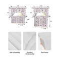 thumbnail image 5 of Cherry Blossoms Swag Curtains for Living Room/Bedroom Windows, Pink Flower Blue Leaf Garden Wildflower Kitchen Curtains and Valances Set 36 Inch Length, Light Filtering Swags Valance Curtain Panels, 5 of 5