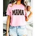 thumbnail image 6 of Mama and Mini Leopard Checkered Matching Shirts Mommy and Me Trendy Graphic Tee - SOLD SEPARATELY Pink Shirt Adult Large, 6 of 7