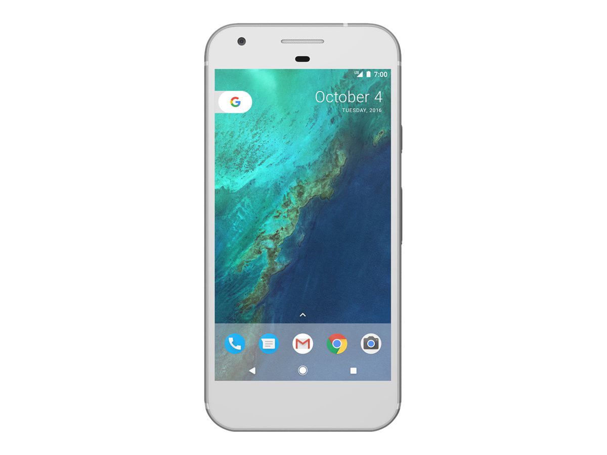 Google Pixel - Smartphone - 4G LTE Advanced - 32 GB - CDMA / GSM - 5&quot; - 1920 x 1080 pixels (441 ppi) - AMOLED - RAM 4 GB - 12.3 MP (8 MP front camera) - Android - Verizon - very silver