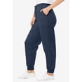 thumbnail image 3 of Woman Within Plus Size Tall Better-Fleece Pull-On Jogger Sweatpants, 3 of 4