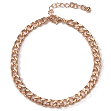 Bracelet de Cheville Chaîne Plaquée Alliage, Bracelet de Cheville pour Pied, Bijou de Cheville pour Femmes
