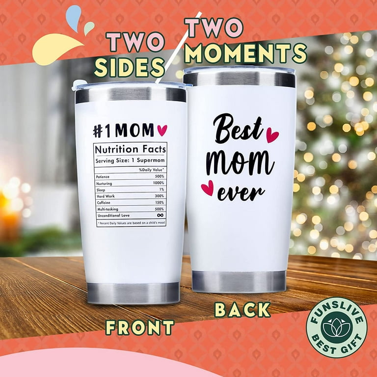 Gifts for Mom Her from Daughter Son, Mom Gifts for Christmas, Birthday Gifts  for Mom, Funny Gifts, Gag Gifts for Mom Who Have Everything, New Mom Gifts,  Nutrition Mom Cup, Coffee Cup