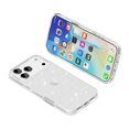 thumbnail image 3 of Glitter PC TPU Case for iPhone 17 Pro Max with Additional Tempered Glass Screen Protector Included - Clear, 3 of 5
