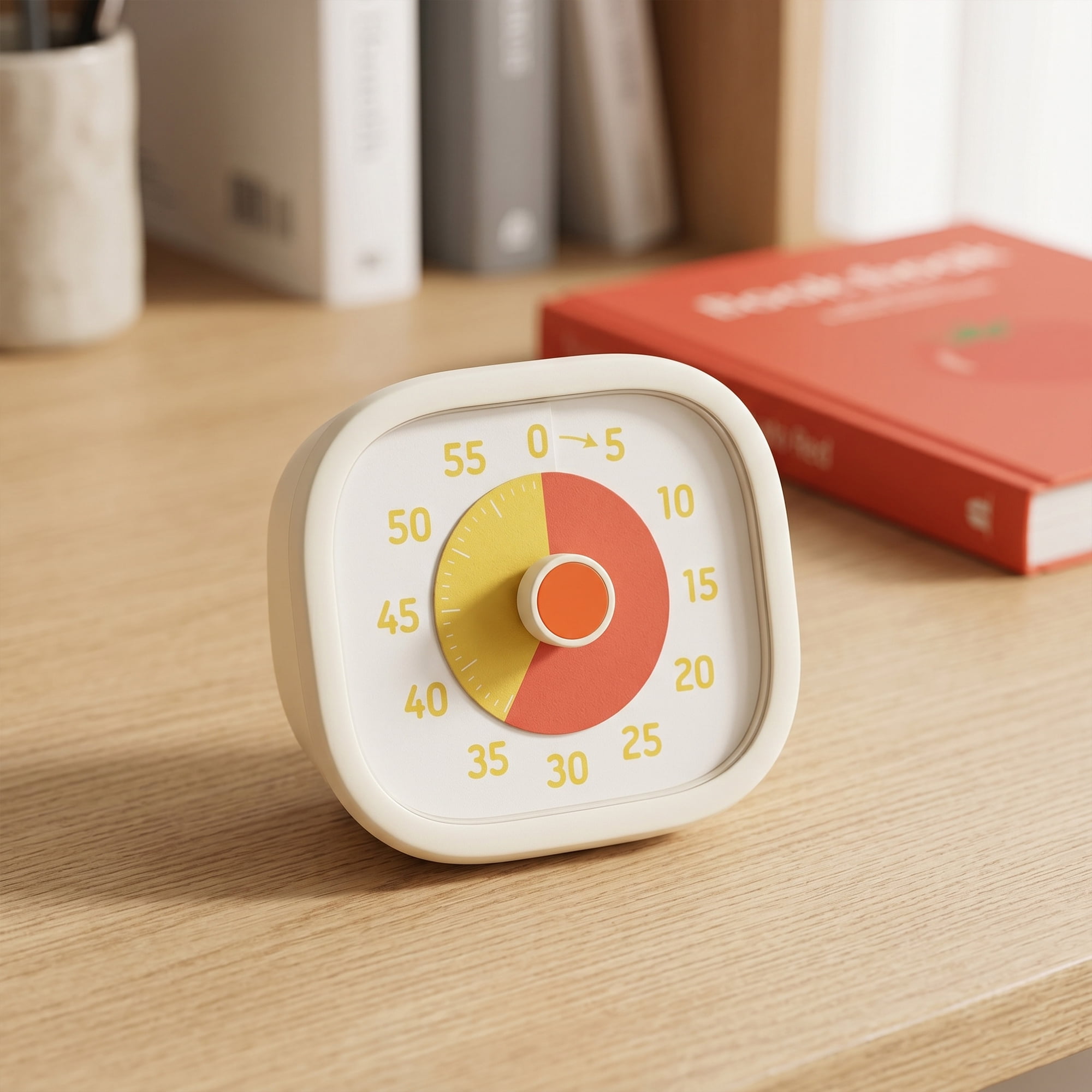 Unique Bargains 60 Minute Kitchen Digital Visual Timer with Loud Alarm Yellow