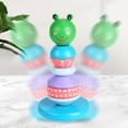 thumbnail image 2 of Juego de apiladores de arcoíris con forma de animal, anillos de clasificación Montessori, juguetes de vaso de torre cabeza de rana, 2 of 8
