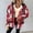Red, variant on SwiftWear Women's Plaid Shirt Jacket Warm Hooded Fleece Coat Button Pocket Casual Outerwear Thick Cozy Shacket, Burgundy