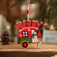 thumbnail image 4 of DefiDgd Wooden Car Christmas Hanging Ornament,Painted Wood Hanging Decor for Christmas Tree Mantel Wall Window Holiday Party Home Display, 4 of 6