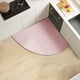 thumbnail image 4 of Tapetes de piso de color sólido en forma de abanico. El barro de diatomeas absorbe agua y aceite y se puede limpiar. Tapetes de cocina. Tapetes de baño antideslizantes. Alfombra para el hogar. Tamaño, 4 of 7