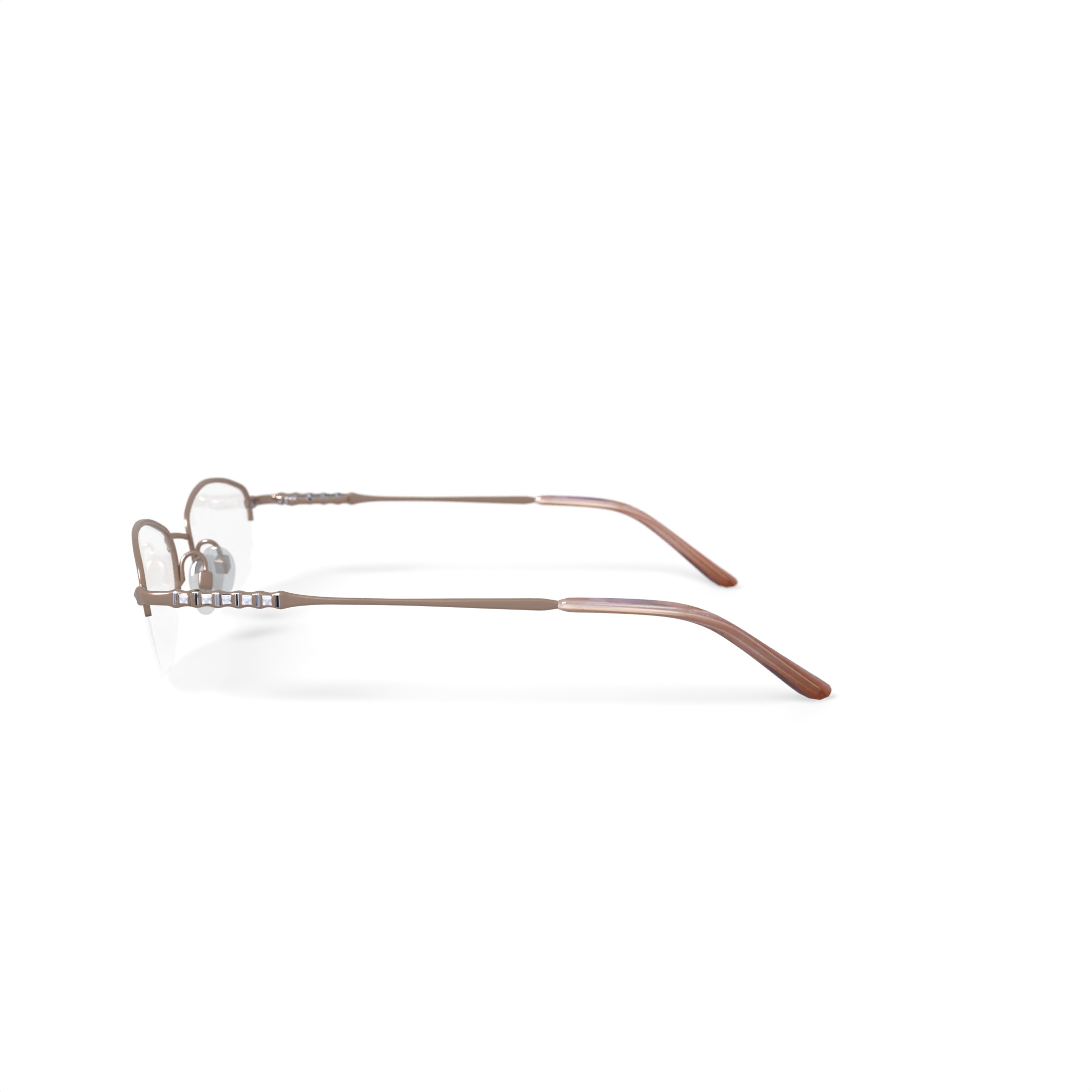Sophia Loren Women's M163 Oval Prescription Eyeglasses with Case, Gold