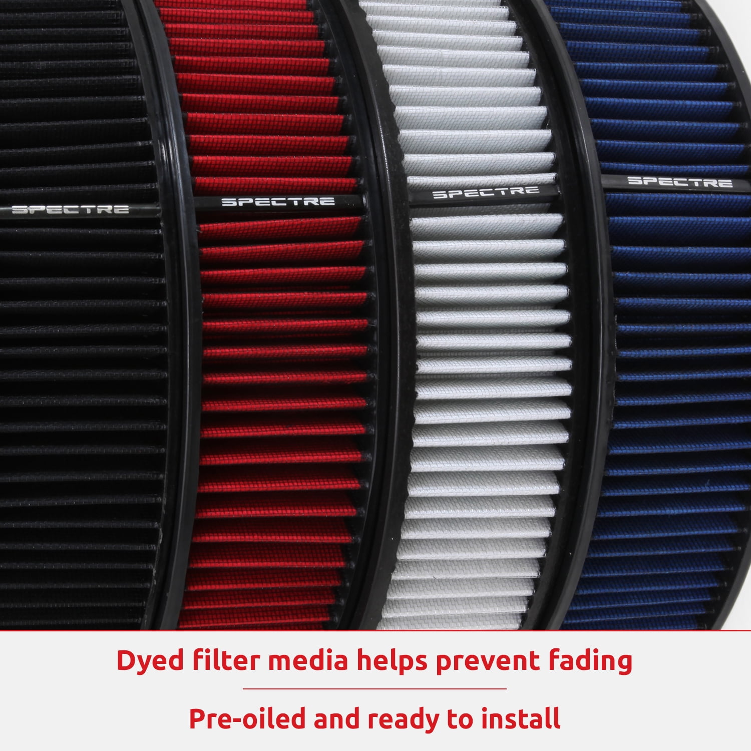 Flange ID; 6.219 in 196 mm Top Base; 5.219 in 152 mm Spectre Performance HPR9886 Universal Clamp-On Air Filter: Round Tapered; 6 in Height; 7.719 in 133 mm 158 mm