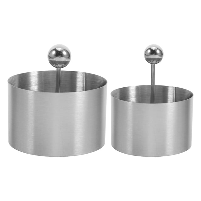 2 prensas para hamburguesas (2 o 3 pulgadas) - Molde antiadherente para onigiri y sándwiches