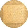thumbnail image 1 of Ahgly Company Indoor Round Abstract Brown Contemporary Area Rugs, 6' Round, 1 of 4