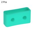 thumbnail image 3 of Uxcell Watch Band Strap Loops Silicone for 22mm Width Watch Band, Cyan 2 Pack, 3 of 5