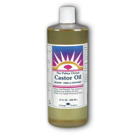 Castor Oil-Palma Christi Heritage Store 32 oz Liquid
