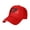 Red, variant on Mass E-Ffect N7 Sandwich Cap Unisex Classic Baseball Capunisex Adjustable Casquette Dad Hat
