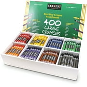 Sargent Art 400 Jumbo Crayon Class Pack, 50 Each of 8 Colors, Item 82-3250