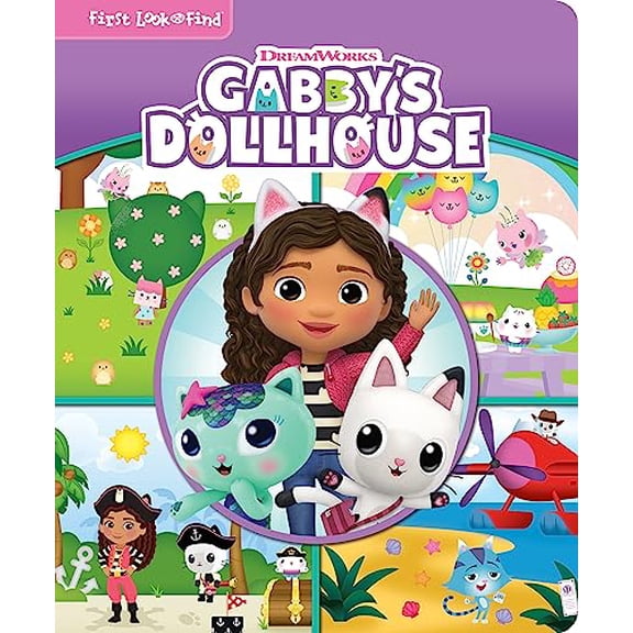 Pre-Owned DreamWorks Gabby's Dollhouse - First Look and Find Activity Book - PI Kids