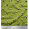 thumbnail image 1 of Soimoi Satin Silk Fabric Great Dane Dog Print Fabric by The Yard 42 Inch Wide, 1 of 3