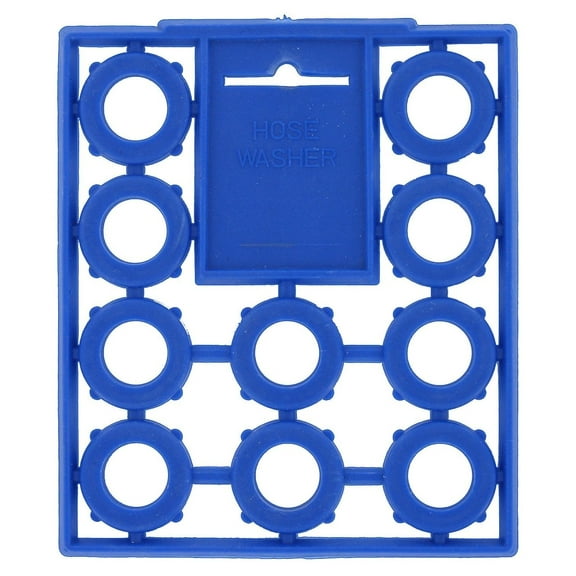 Valterra W1516VP Hose Washers - Blue, 10/Card