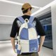 thumbnail image 5 of Mochila Mochila para niños Mochila para estudiantes Choque de colores Lindo colgante Mochila con cremallera (Azul), 5 of 6