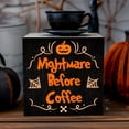 thumbnail image 4 of Letrero de café xinyu decoración del hogar de Halloween 5 X 5 pulgadas, 4 of 7