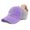 Lavender, variant on Ponytail Cap Women's Baseball Cap Embroidered Mimi Summer Style Sun Hat with Ponytail Hole High Pony Hat Cotton Mustard Design Only