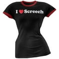 thumbnail image 1 of Saved By The Bell - I Heart Screech Juniors Ringer T-Shirt, 1 of 1