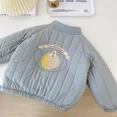 thumbnail image 4 of Chaquetas para niño y niña, abrigos de algodón con forro polar bordado de manga larga para invierno y otoño, ropa para niños pequeños, 4 of 5