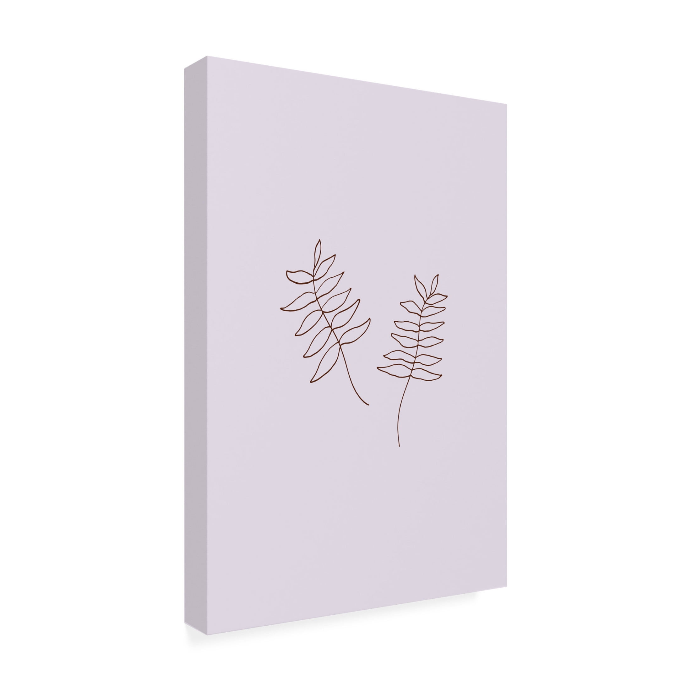Canvas Wall Art - Pictufy Studio 'Two Twigs' Wall Art for Living Room, Bedroom, or Office Décor by Trademark Fine Art - 16 x 24 Inches