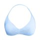 thumbnail image 4 of Sujetador deportivo sin espalda con tirantes para mujer - Copas acolchadas extraíbles, nailon-spandex - Sujetador de yoga y gimnasio con fruncido delantero - Tallas XS-XL, 4 of 5