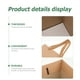 thumbnail image 3 of KAKOWELY 4 bolsas de regalo de papel kraft para alimentos, con asa, para pan, 3 of 4