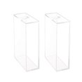thumbnail image 2 of 2PCS Transparent Desk Stand Acrylic Desktops Storage Containers, 2 of 5