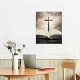 thumbnail image 3 of ONETECH Cross Spiritual Canvas Wall Art Painting Religious Jesus Cross Wall Decor Jesus Christ Picture Printed Christian Poster Living Room Bedroom Decoration Framed Ready, 3 of 5