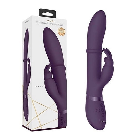 Shots Vive Halo up & Down Ring G-Spot Rabbit - Purple
