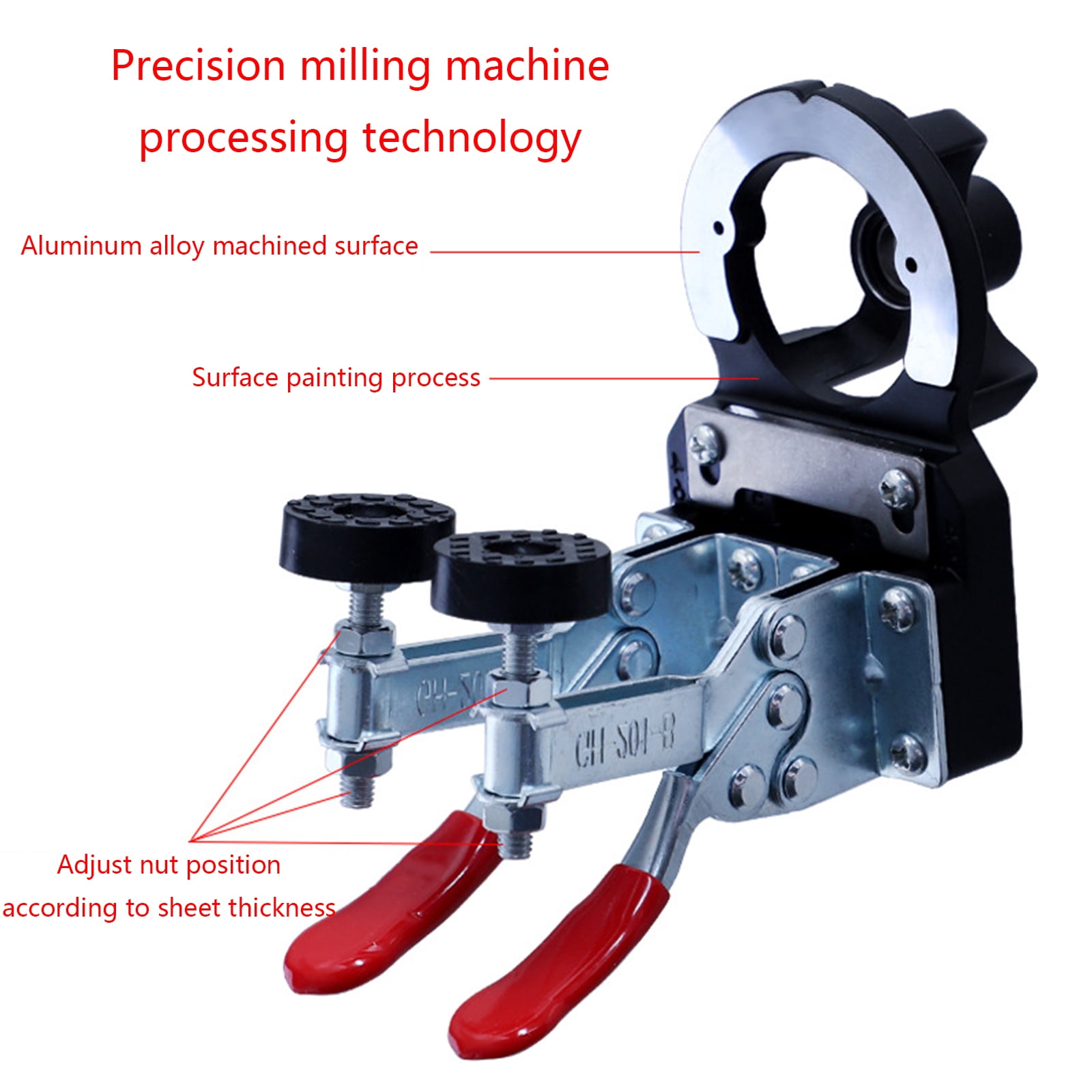 Compact Hinge Hole Drilling Guide 35mm Hinge Jig Concealed Woodworking Hole Puncher for Kitchen Cabinet Doors Hinges