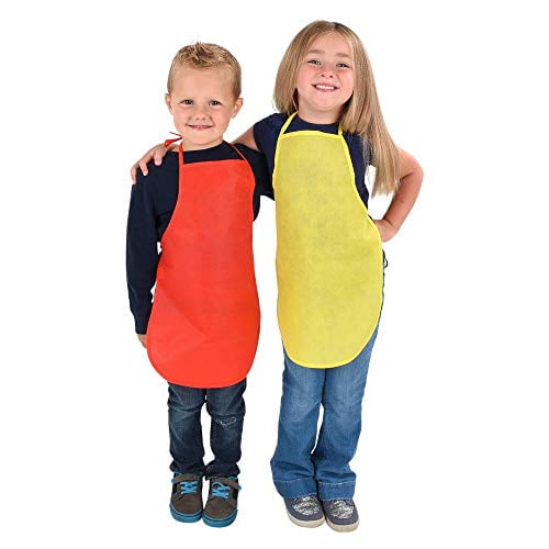 Children Plastic Apron for Creative Arts Painting Craft Play Kids 3-9 YEARS 